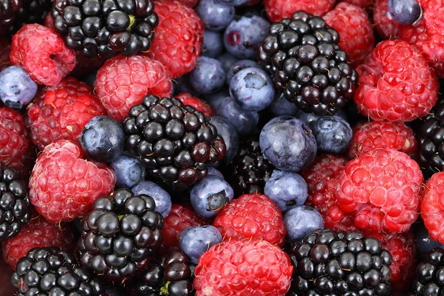 Sunday Morning, A close up of Berries like raspberries, blackberries and blueberries StudySmarter