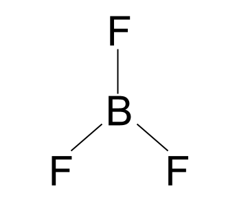 Trifluorure de bore, Limites de la structure en points de Lewis, Composés ioniques et moléculaires, StudySmarter