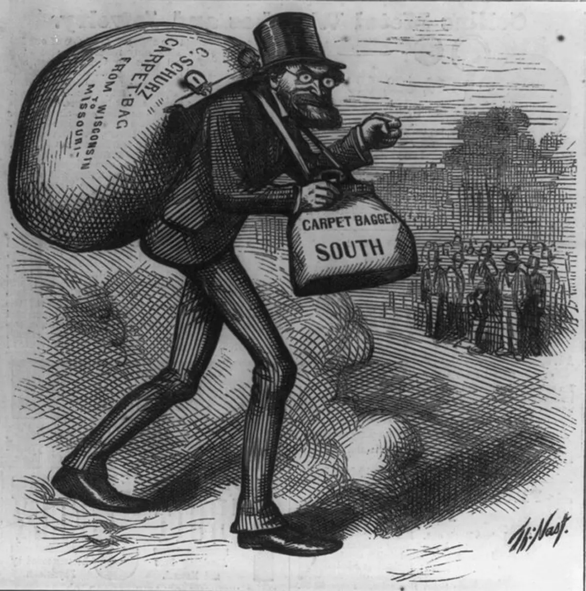 Reconstrucción Radical Carpetbaggers StudySmarter