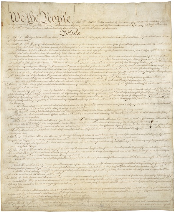 Checks and Balances, original copy of U.S. Constitution, StudySmarter