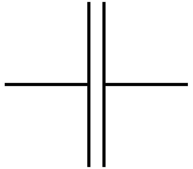 Capacitance. Capacitor symbol. 91Ó°ÊÓ.