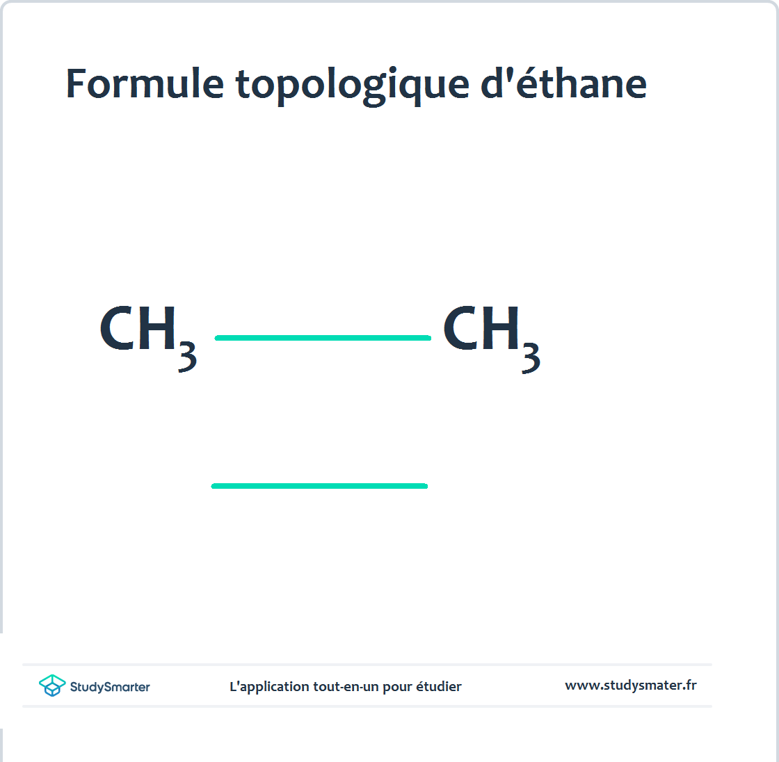 Formules Topologiques, Formules Topologiques d'éthane, StudySmarter