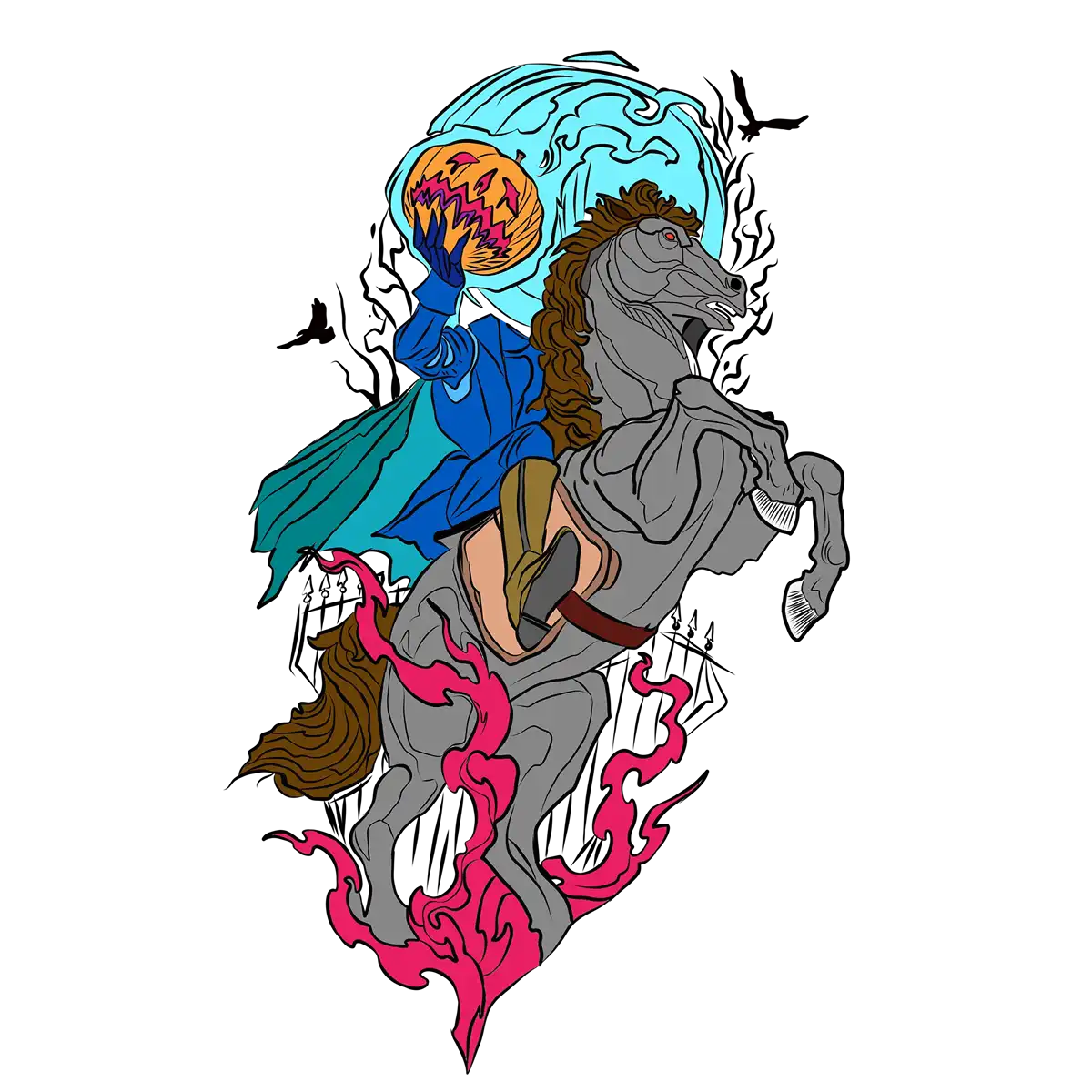 The Legend of Sleepy Hollow, the Headless Horseman, StudySmarter