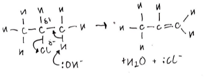Reazioni di eliminazione eliminazione, 2-cloropropano, StudySmarter