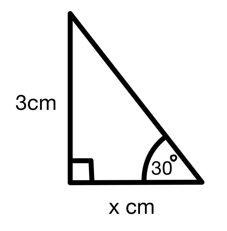 trigonométrie, exemple pour trouver le côté manquant, Jordan Madge