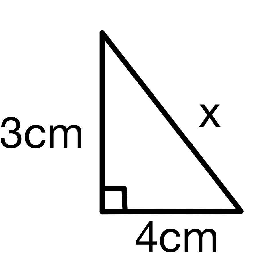 Pythagoras' theorem, Example finding hypotenuse, Jordan Madge