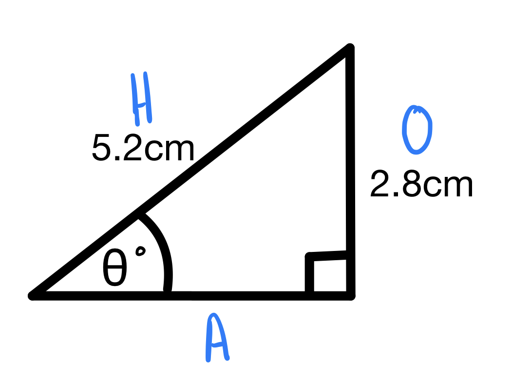 trigonométrie, exemple pour trouver un angle manquant, Jordan Madge