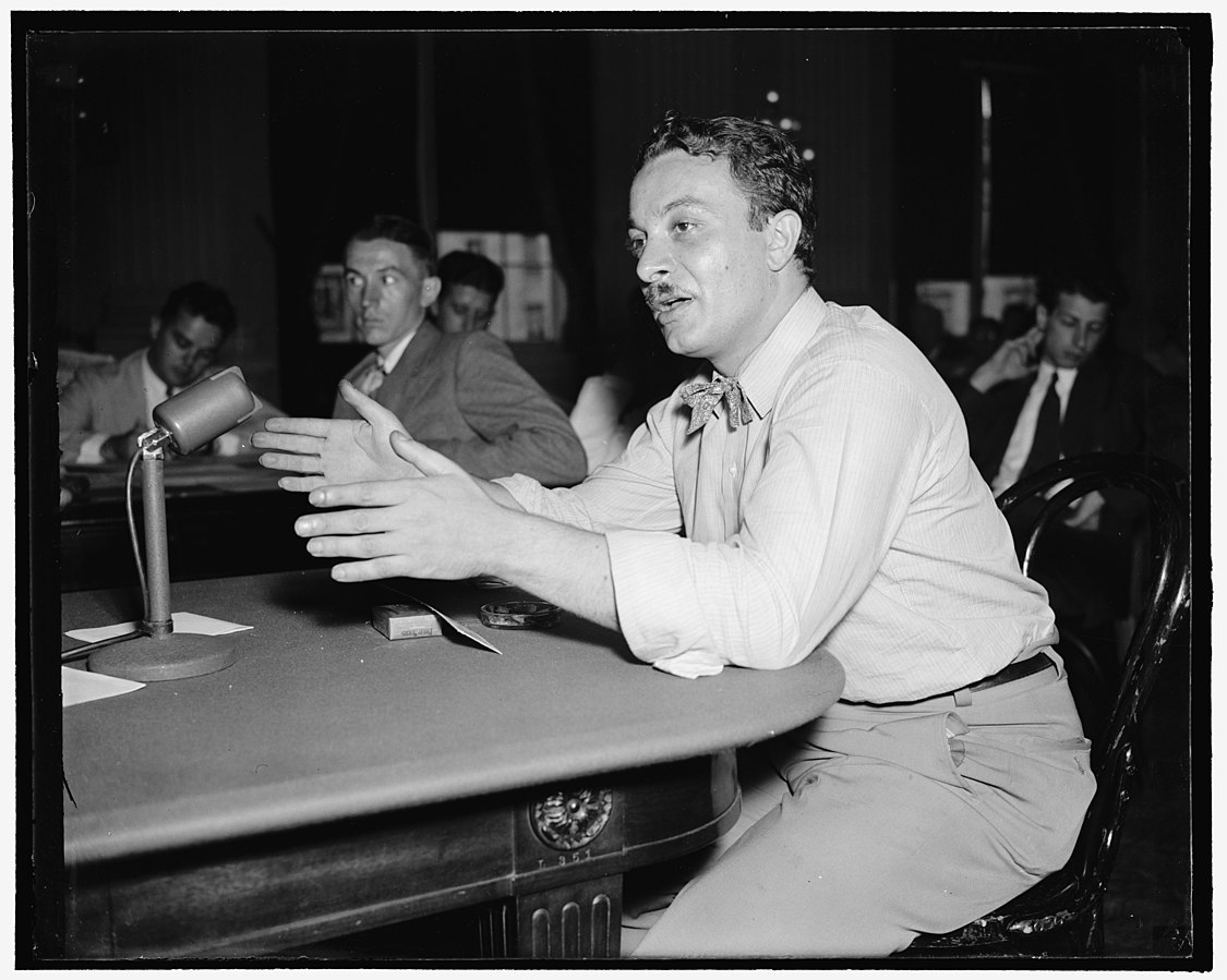 HUAC Alvin Halpern declarando ante el HUAC