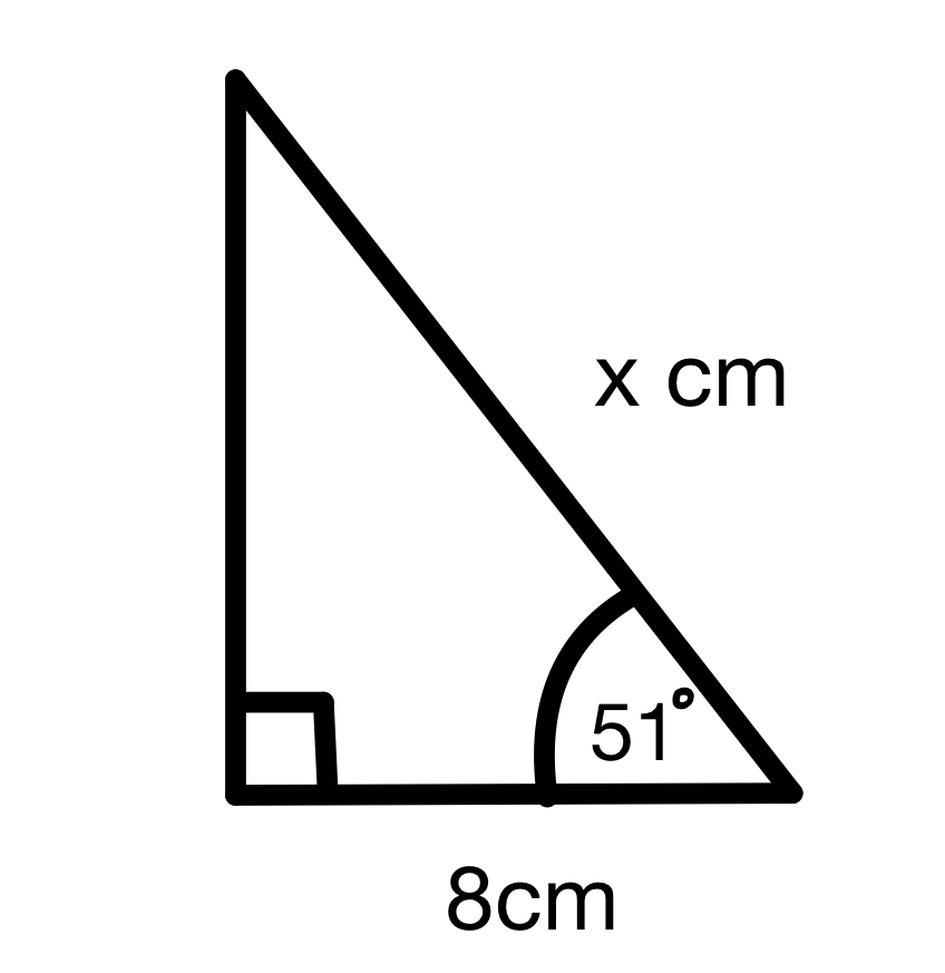 trigonométrie, exemple pour trouver le côté manquant, Jordan Madge