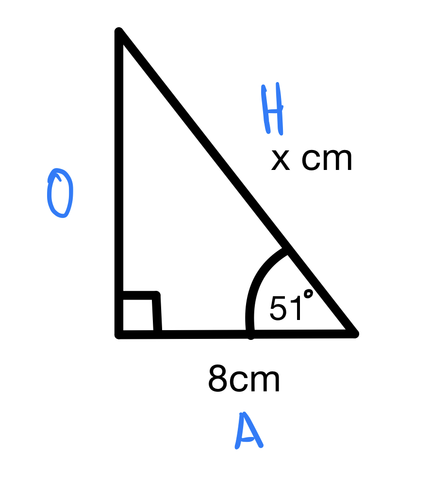 trigonometry, Example finding missing side, Jordan Madge
