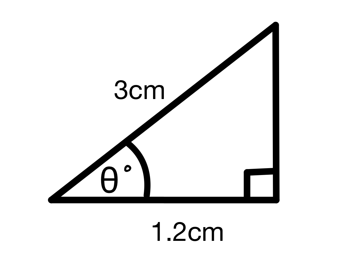 trigonométrie, exemple pour trouver un angle manquant, Jordan Madge