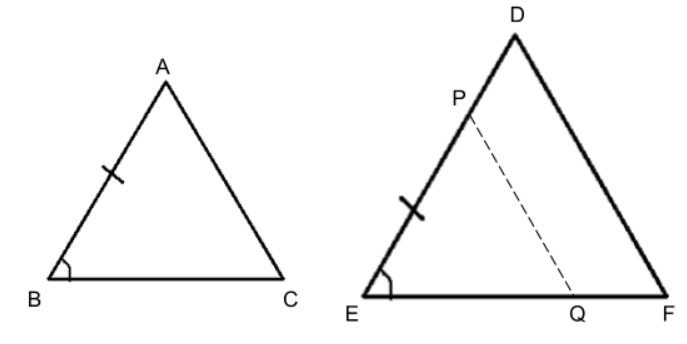 SAS Theorem, SAS similarity theorem, StudySmarter