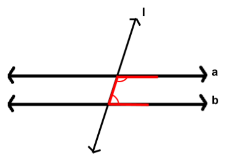 Lignes parallèles, angles intérieurs, StudySmarter