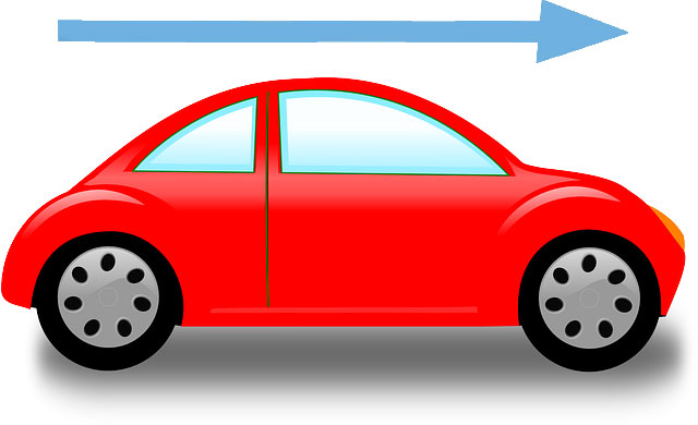 Vitesse moyenne et accélération, voiture en mouvement, StudySmarter