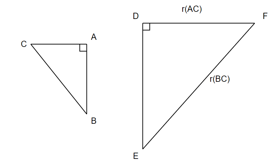 Similitud, Teorema de la similitud RHS, StudySmarter