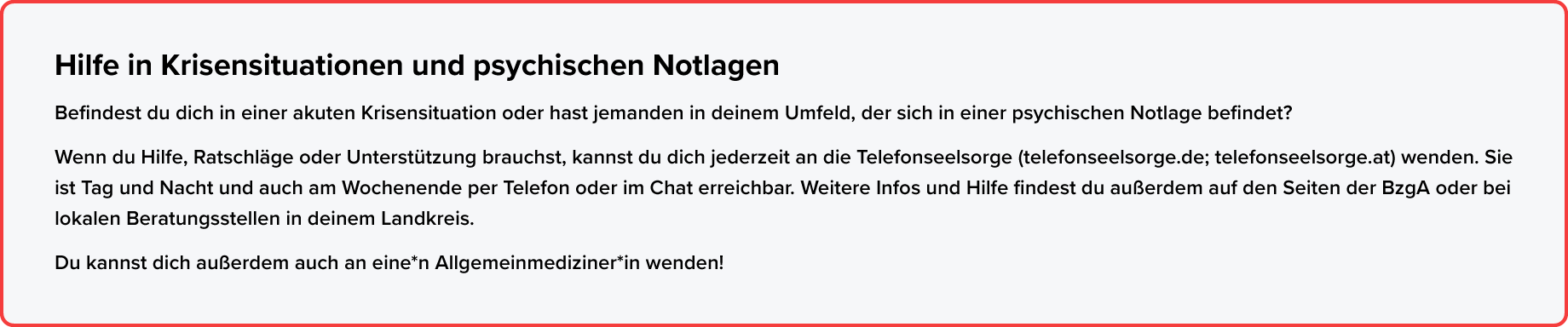 The Yellow Wallpaper, Hilfe in Krisensituationen und psychischen Notlagen telefonseelsorge.de, StudySmarter