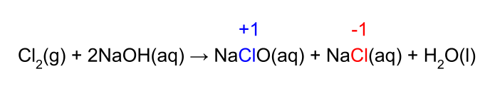 Chlorine Reactions sodium hydroxide StudySmarter