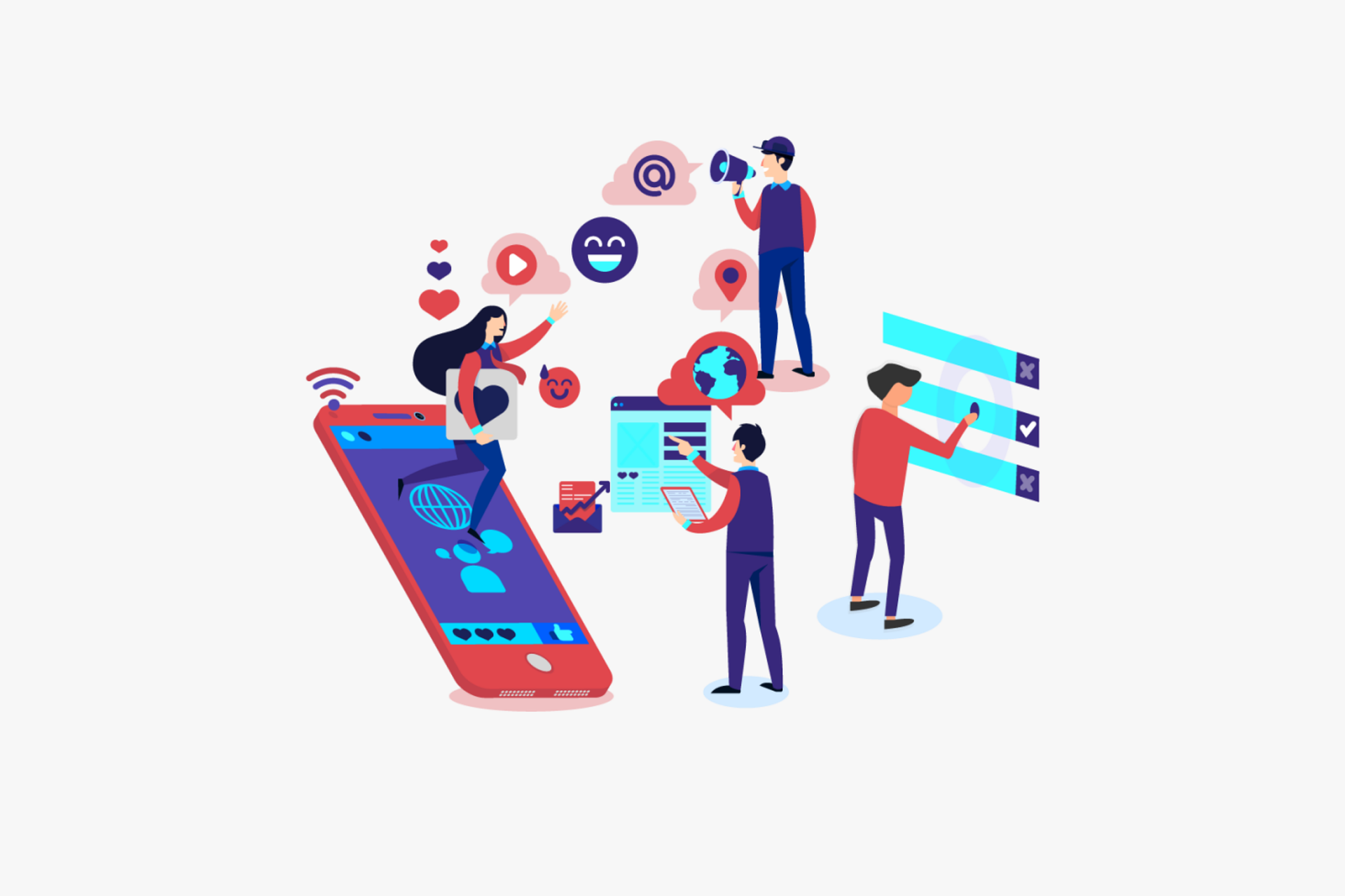 Media Linguistics. Social media. Emojis. StudySmarter