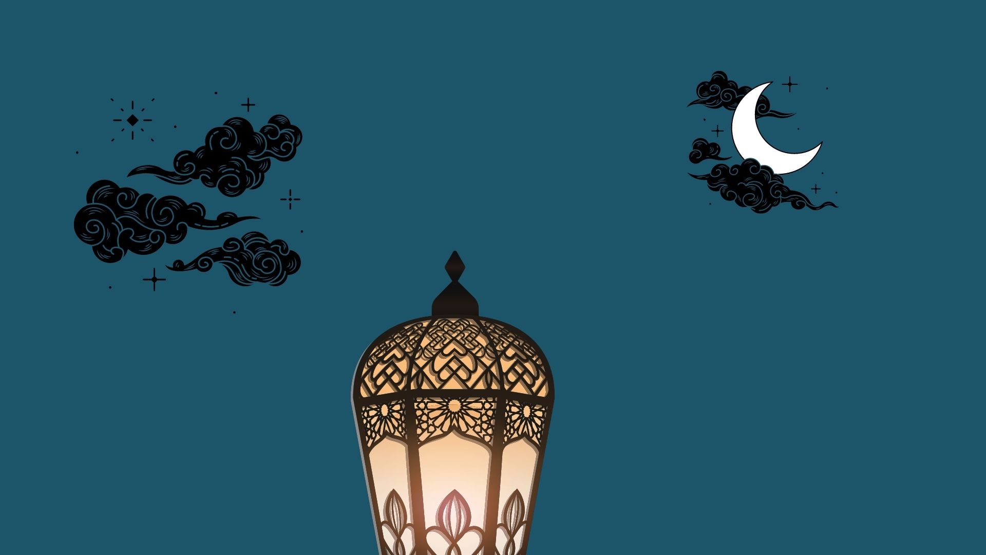 Monorhyme, moonlit night scene with lamp, StudySmarter