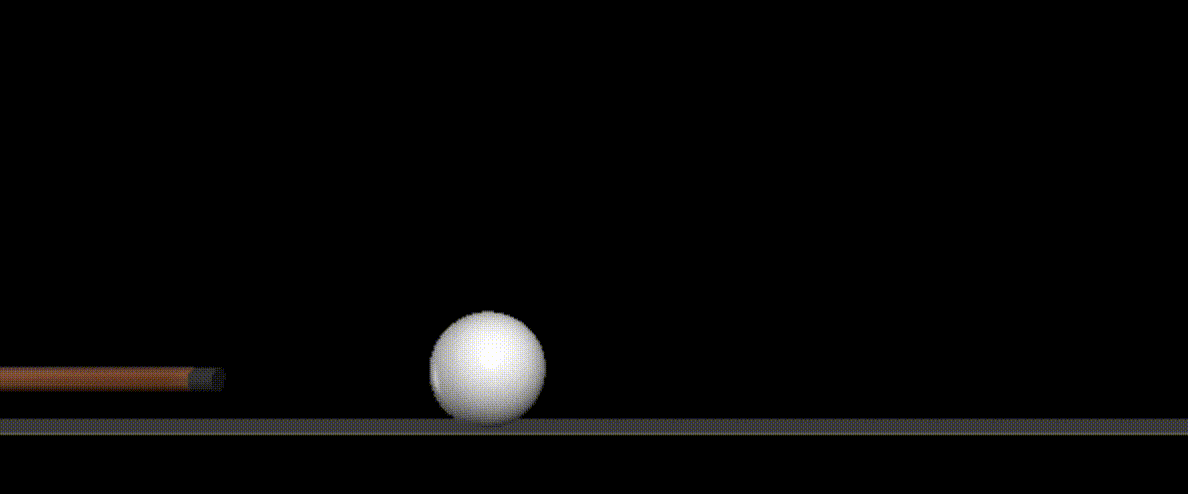 Conservación del momento Un taco golpeando un billar StudySmarter