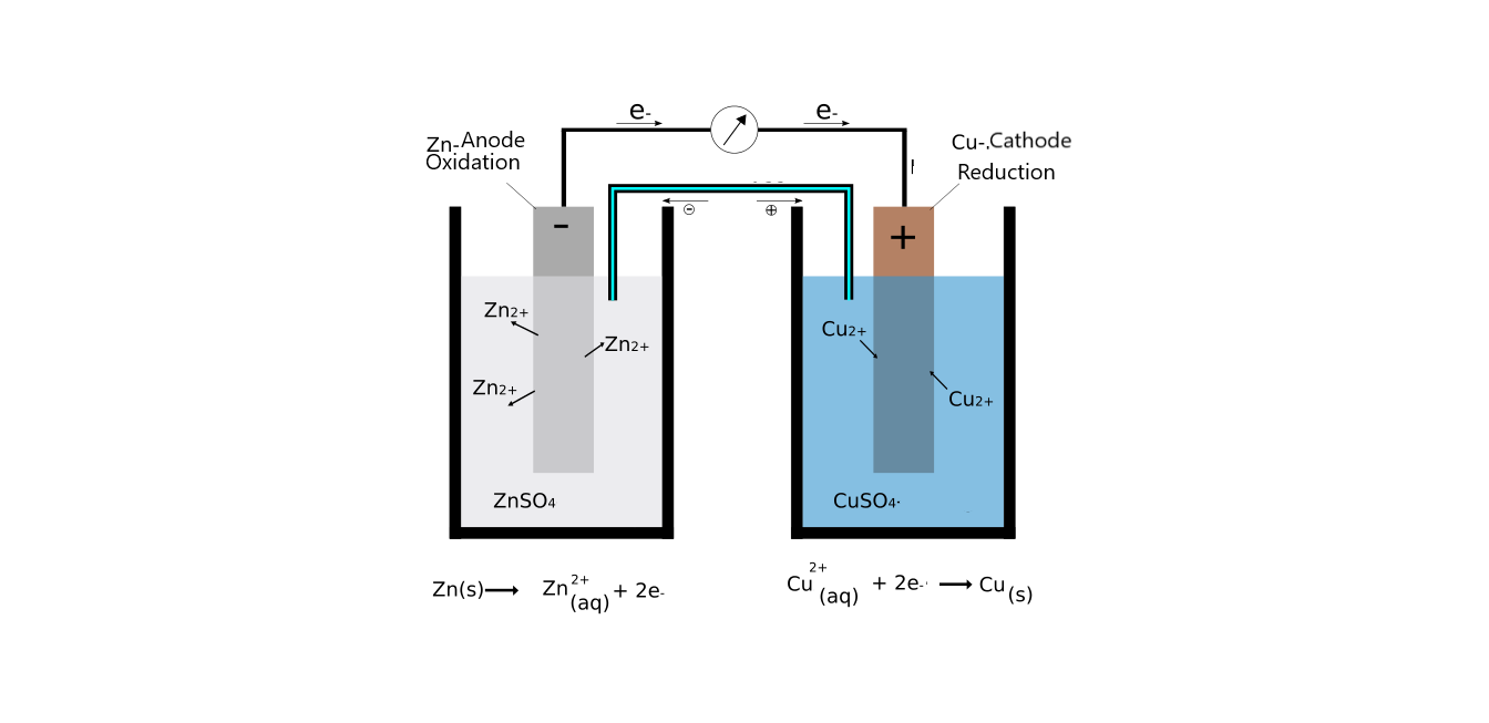 Mesurer la force électromotrice, cellule Daniel, StudySmarter