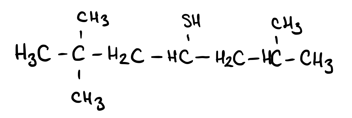 Tioles nomenclatura ejercicio 2 StudySmarter