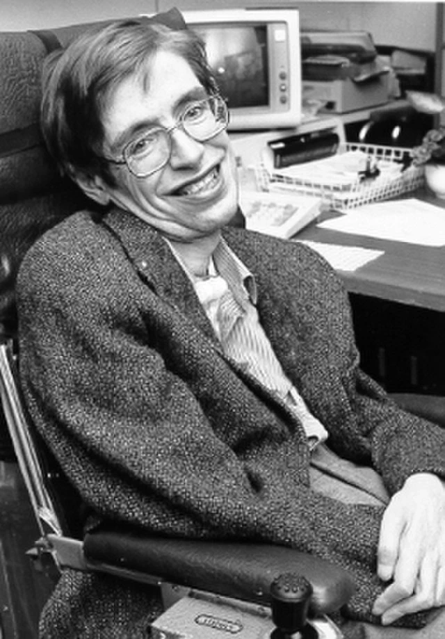 Physiciens célèbres, Stephen Hawking portrait, StudySmarter