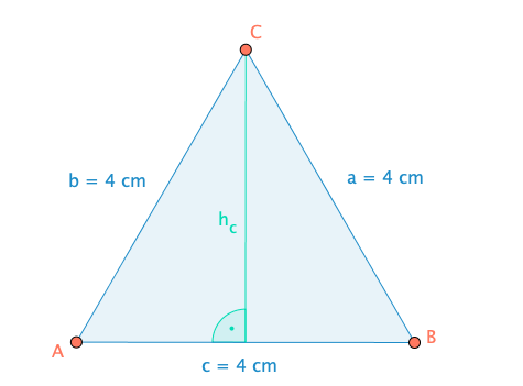 Satz des Pythagoras gleichseitiges Dreieck Höhe berechnen StudySmarter
