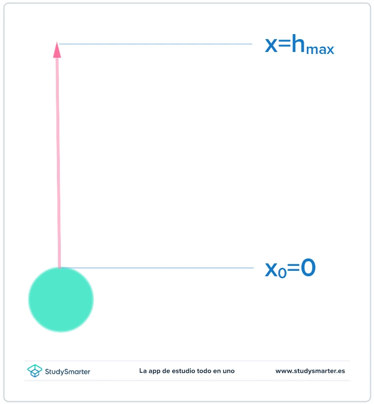 Caída libre Una pelota lanzada verticalmente hacia arriba en caída libre StudySmarter