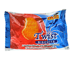 Twist Vanilla Cream Biscuit