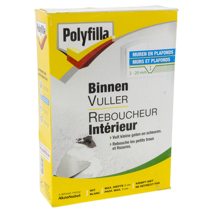 Polyfilla Binnenvulmiddel 1kg Muren en Plafonds