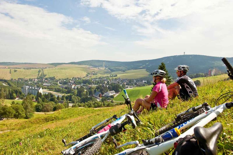 Mountainbiken in Oberwiesenthal und dem Erzgebirge