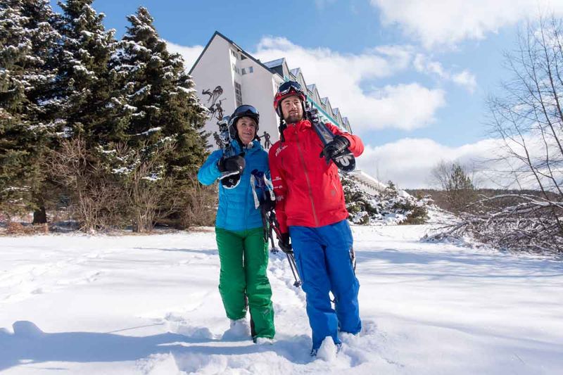 Skilaufen in Oberwiesenthal