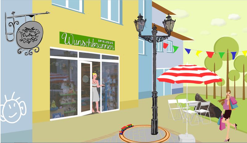 wir sind direkt hinter der Volksbank in Wandlitz