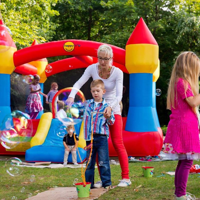 Hüpfburg im Einsatz