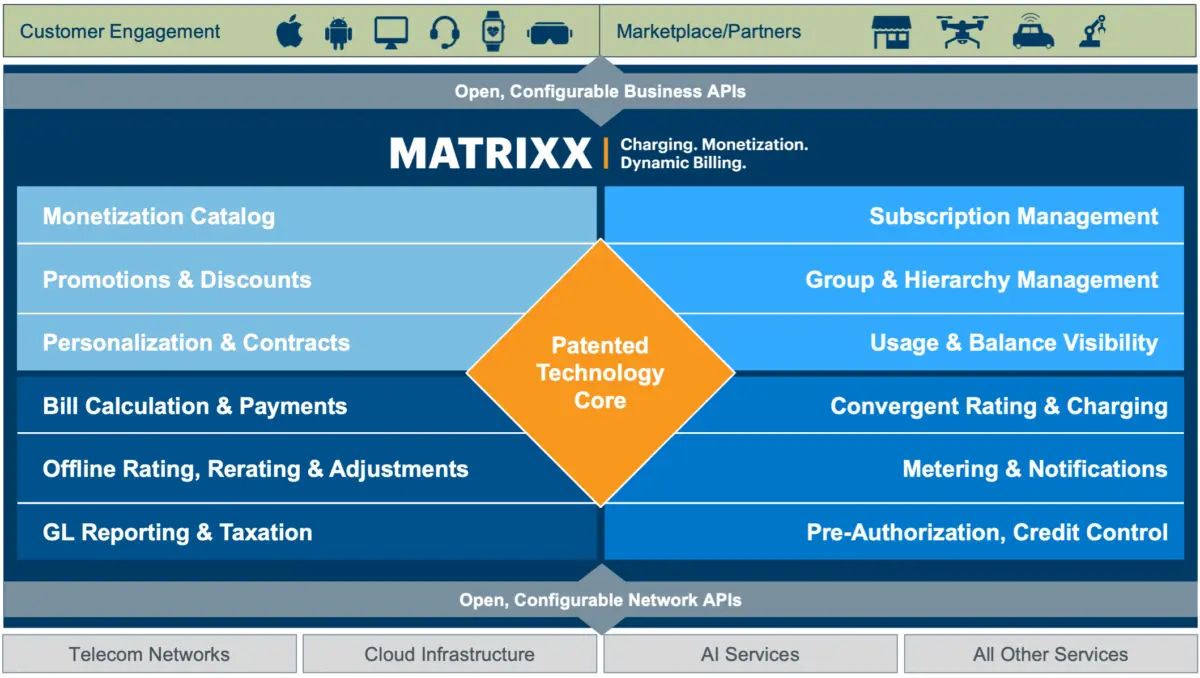 Figure 1: MATRIXX Solution’s Functional Capabilities