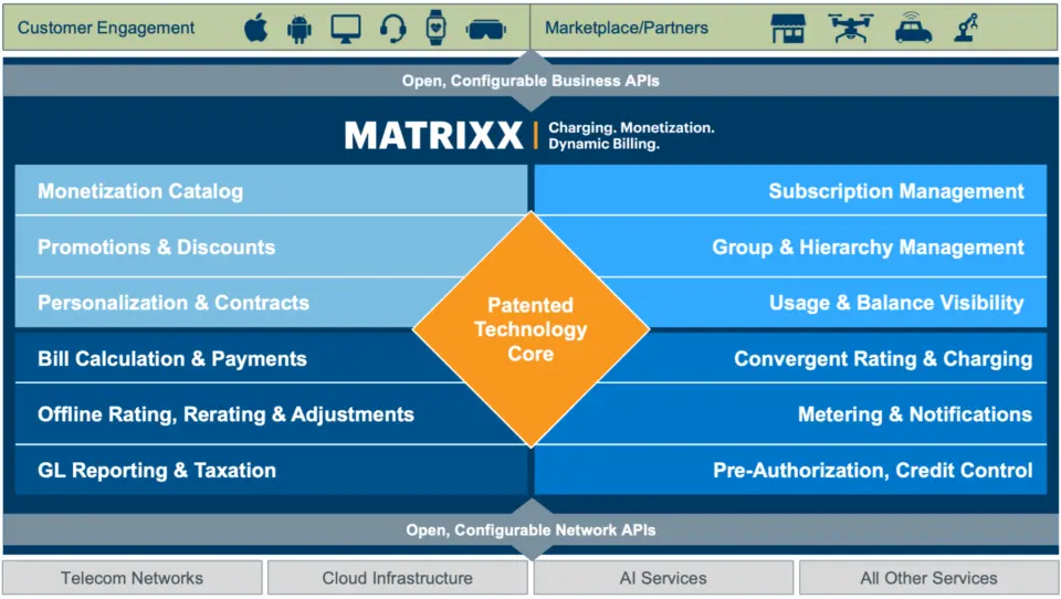 Figure 1: MATRIXX Solution’s Functional Capabilities