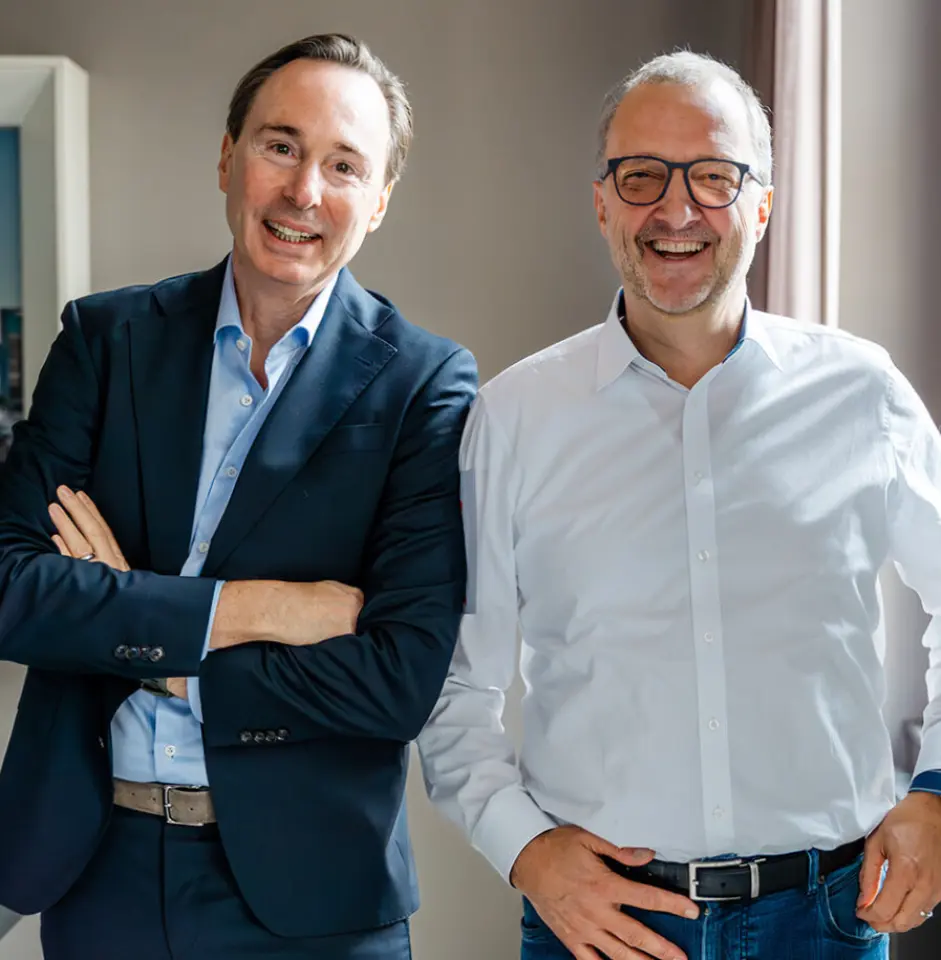 Tallence Vorstand Frank Moll und Bernd Scherf