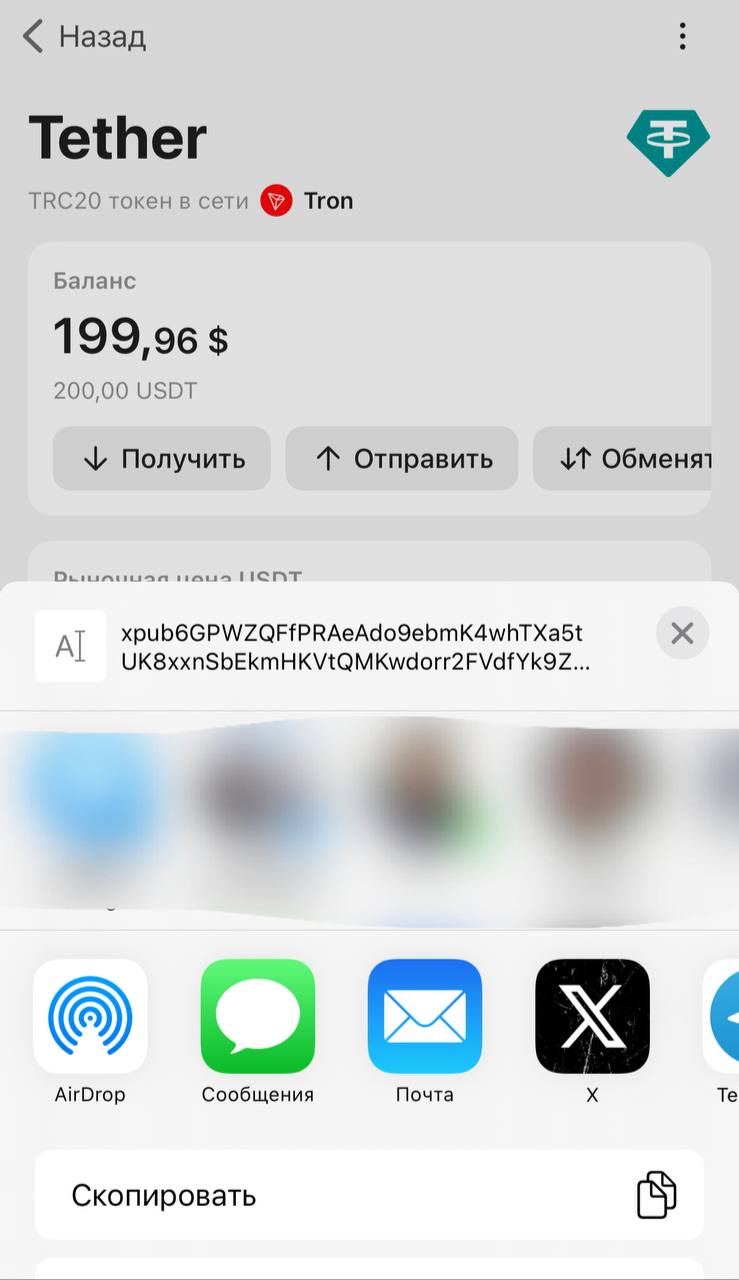 Как получить X-Pub (расширенный открытый ключ) в кошельке Tangem  3.jpg