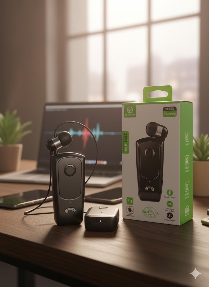 YK DESING YK24PRO MAKARALI BLUETOOHLU KULAKLIK 5.3