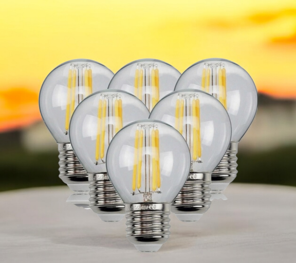 G45 6 W RUSTİK AMPÜL 6500 K MİNİ E27 DUYLU 