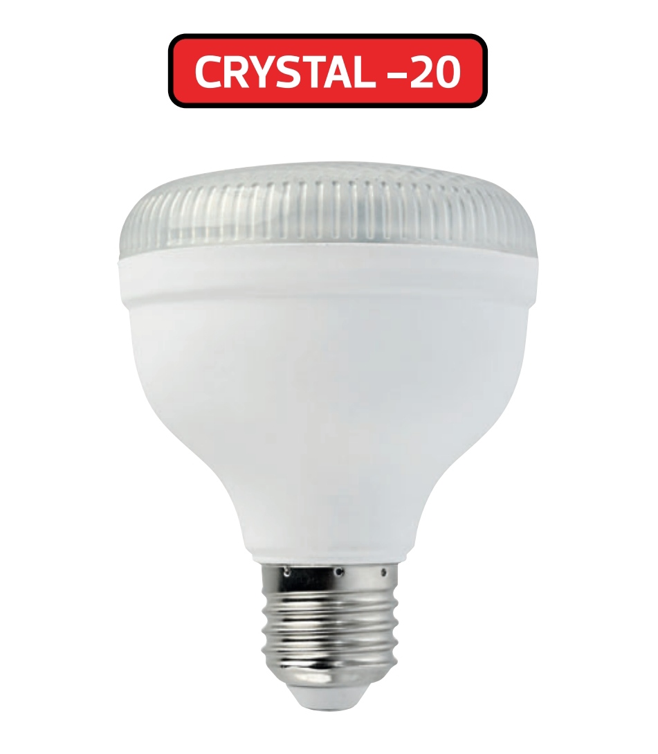 HOROZ KRISTAL CRYSTAL 20 WATT TORCH LED AMPUL E27 BEYAZ IŞIK 6400K 3120LM