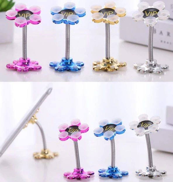 VİP SEVİMLİ ÇİFT TARAFLI VANTUZ TELEFON TUTUCU VAKUMLU 360 DERECE DÖNEN TASARIM