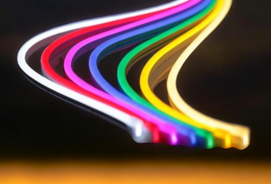 NEON LED MOR 12V 6MM X 12MM 2.5 CM'DE BİR KESİLEBİLİR 