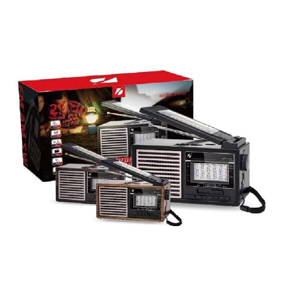 SUBZERO KTF-1470 GÜNEŞ ENERJİLİ BLUETOOH/USB/SD/FM MÜZİK KUTUSU NOSTANJİ MİNİ