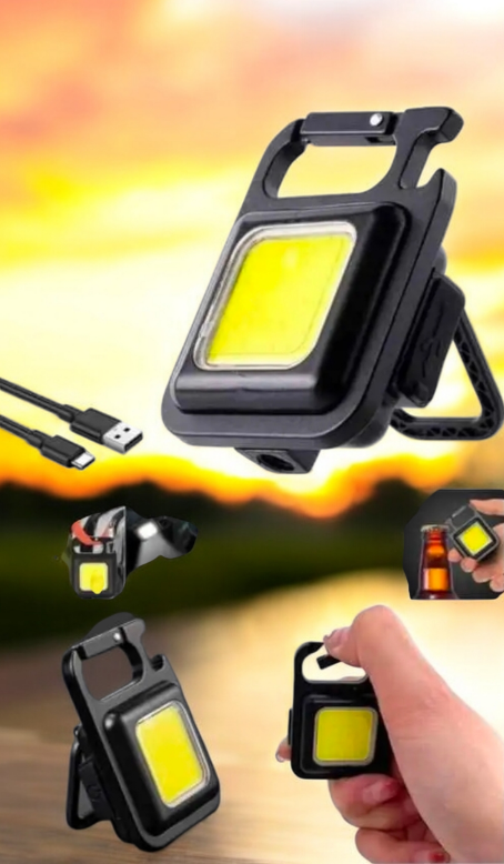 DEMİRHAN MİNİ COB LED MIKNATISLI ANAHTARLIK TYPE-C SARJ 