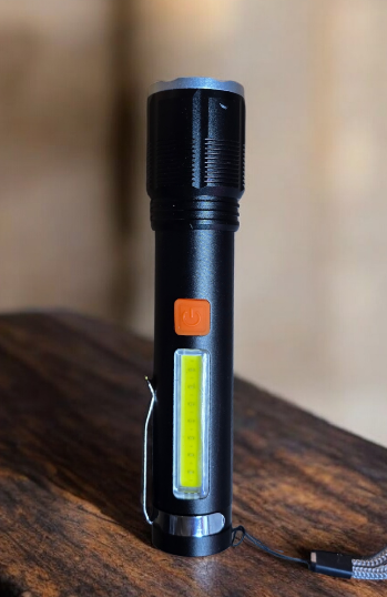 GOLD ORION 6000 LUMEN EL FENERİ 4 MODLU + KIRMIZI 