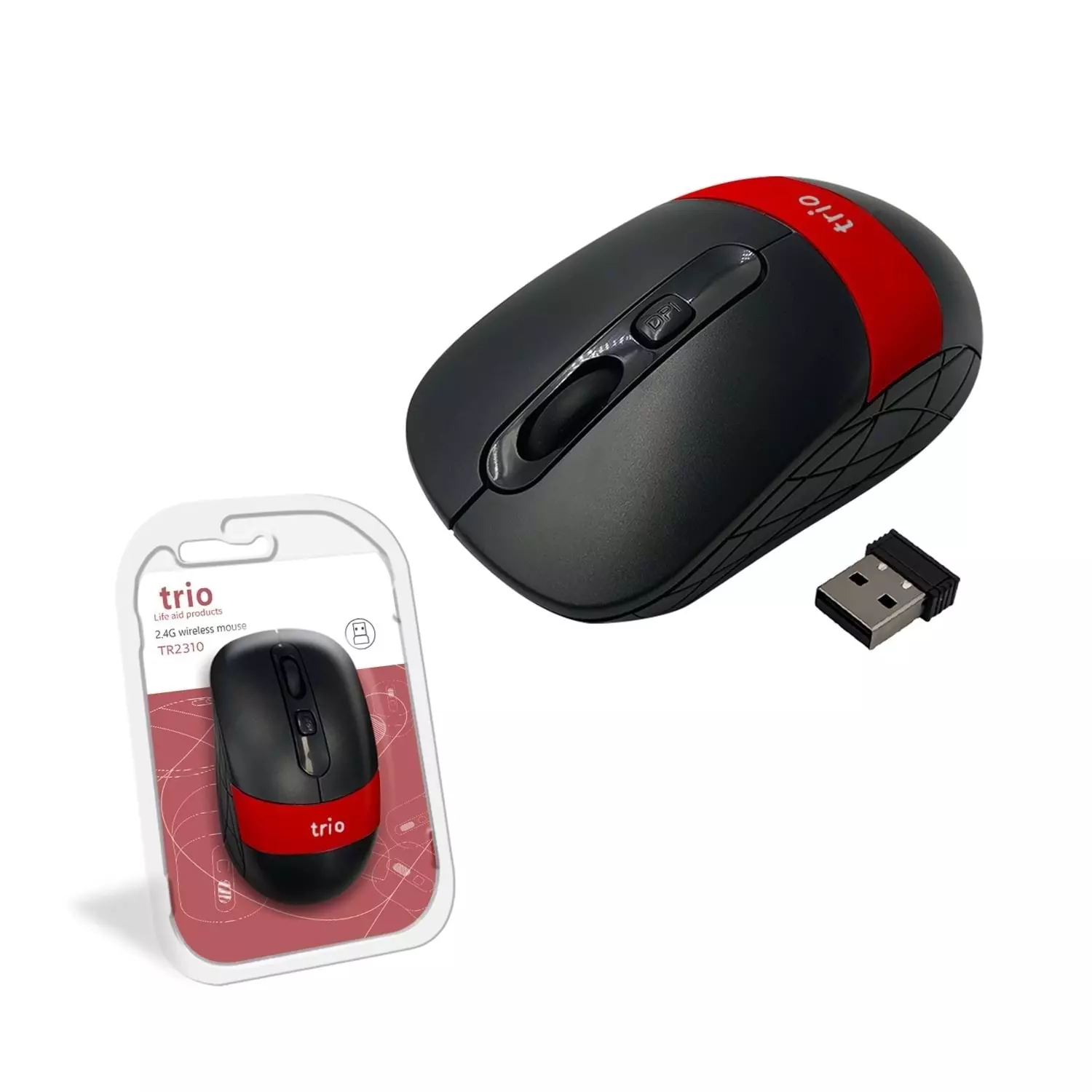 TRİO TR2310 KABLOSUZ MOUSE 2.4GHZ 1600 DPİ