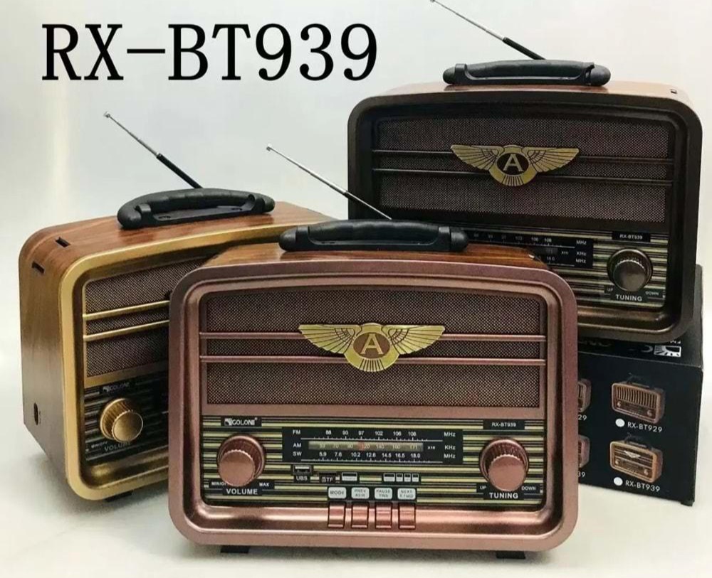 GOLON RX-BT929 NOSTALJİ DABIL BÜYÜK RADİO BLUETOOHLU 
