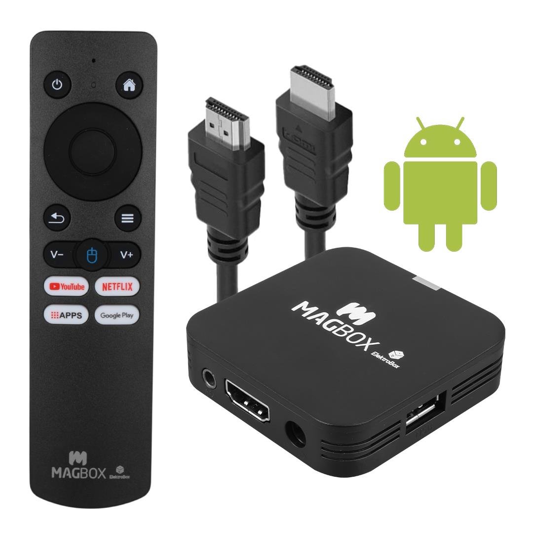 MAGBOX ELECTROBOX 2 GB RAM H313 İŞLEMCİ 16 GB HDD 4K ULTRA HD ANDROİD BOX (ANDROİD 10)